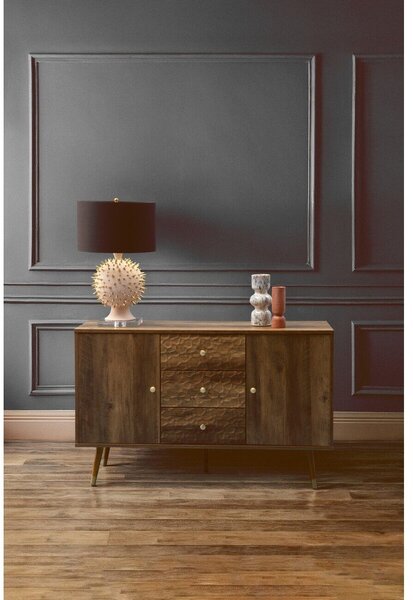 Komoda v temni naravni barvi 114x70x39 cm Frida – Premier Housewares
