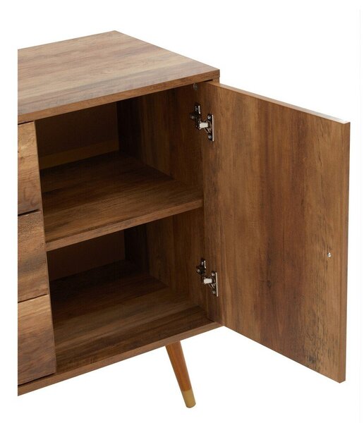 Komoda v temni naravni barvi 114x70x39 cm Frida – Premier Housewares