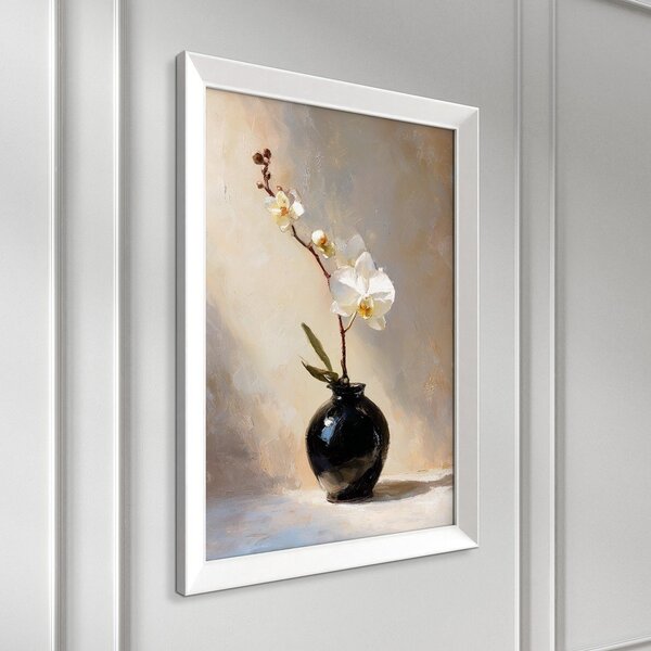 Tiskana slika z okvirjem 56x75 cm White Orchid – Styler