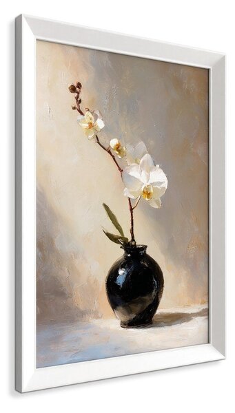 Tiskana slika z okvirjem 56x75 cm White Orchid – Styler