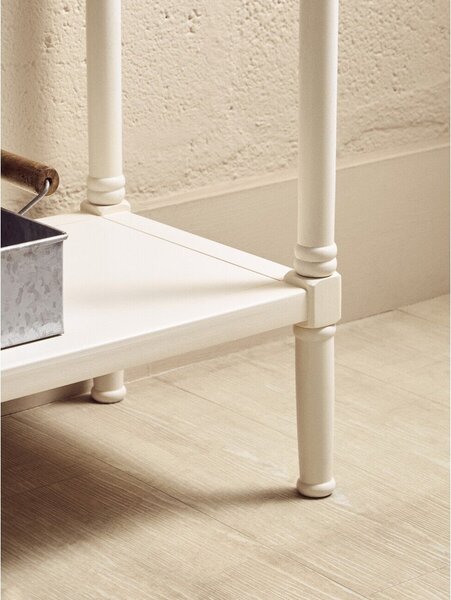 Bela stranska mizica iz masivnega bora 35x91 cm Heritage – Premier Housewares