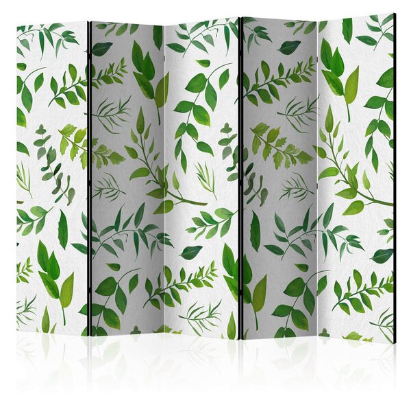 PARAVAN 225/172/3 cm zelena, bela