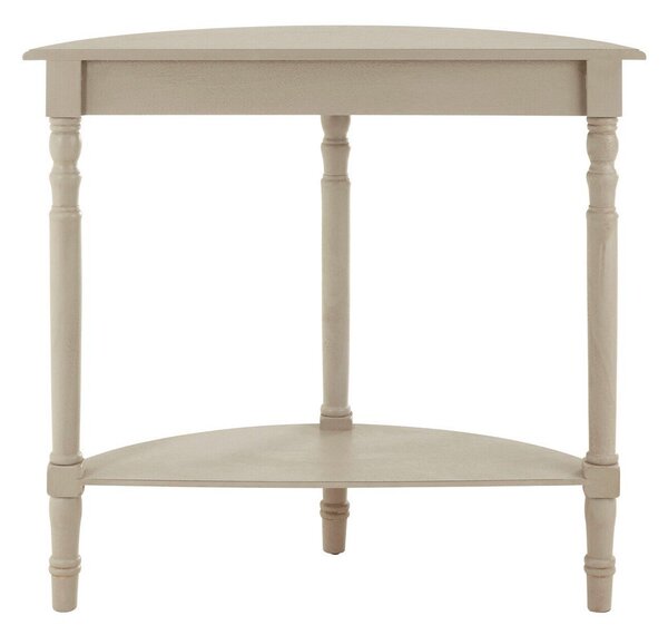 Bež stranska mizica iz masivnega bora 30x80 cm Heritage – Premier Housewares