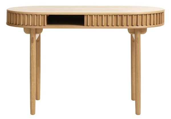 Pisalna miza v hrastovem dekorju 60x120 cm Carno – Unique Furniture