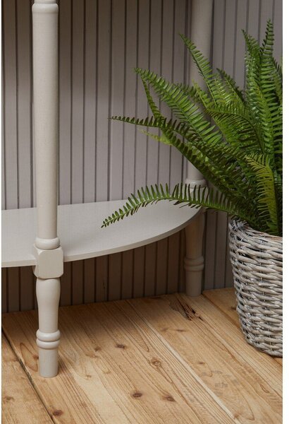 Bež stranska mizica iz masivnega bora 30x80 cm Heritage – Premier Housewares