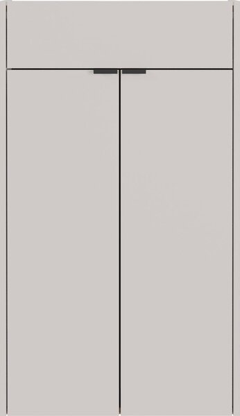 Kremno bela stenska omarica 56x97x22 cm Ameca – Germania