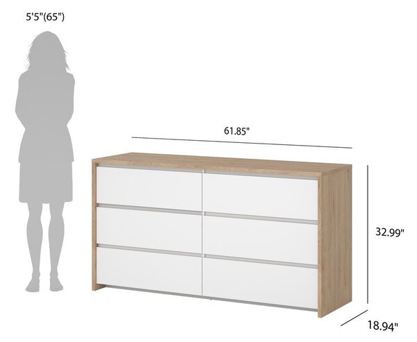 Bela komoda 157x84x48 cm Next – Tvilum