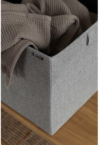Siva tekstilna škatla za shranjevanje 32x31,5x31,5 cm Soft Storage Cube – Bigso
