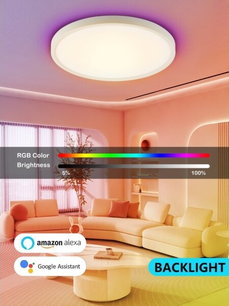 Immax NEO 07169-W60 - LED RGB Zatemnitvena svetilka TUDO 65W/230V Wi-Fi Tuya + Daljinski upravljalnik