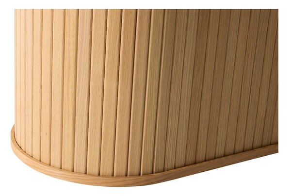 Raztegljiva jedilna miza z dodatno ploščo v hrastovem dekorju 95x180 cm Nola – Unique Furniture