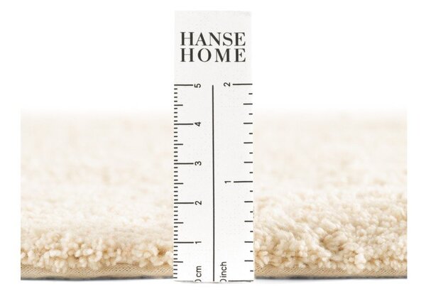 Kremno bela pralna/ročno tkana bombažna otroška preproga ø160 cm Snuggle Sunna – Hanse Home
