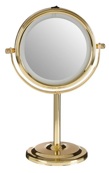 Kozmetično ogledalo z lučjo/povečevalno (2x povečava) ø 15 cm Cassini – Premier Housewares