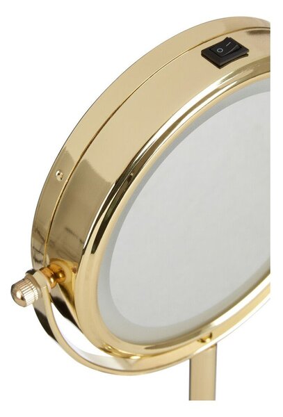 Kozmetično ogledalo z lučjo/povečevalno (2x povečava) ø 15 cm Cassini – Premier Housewares