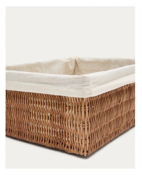 Košare v kompletu 2 ks iz ratana 28x20x10 cm Indali – Kave Home