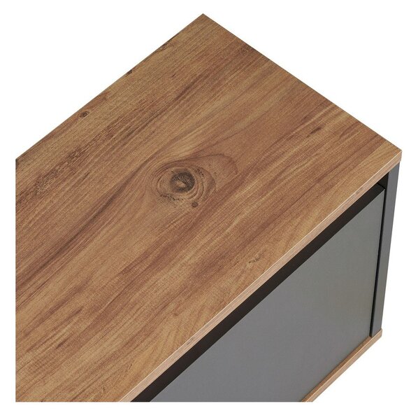 Antracitno siva TV omarica 160x42x30 cm Sentinel – Kalune Design