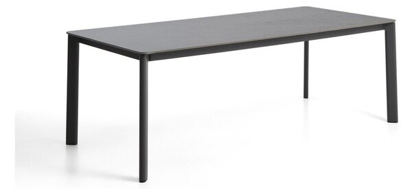 Vrtna miza s kamnito mizno ploščo 100x220 cm Anafi – Kave Home