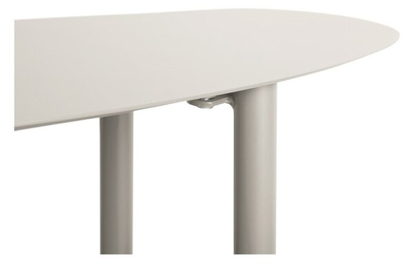 Siva kovinska stranska mizica 28x90 cm Riqueza – Leitmotiv