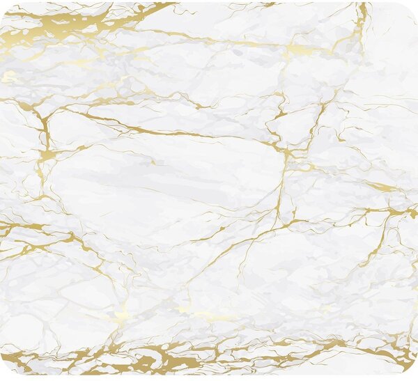 Stenska zaščitna plošča za štedilnik iz kaljenega stekla 50x56 cm Marble Gold – Wenko