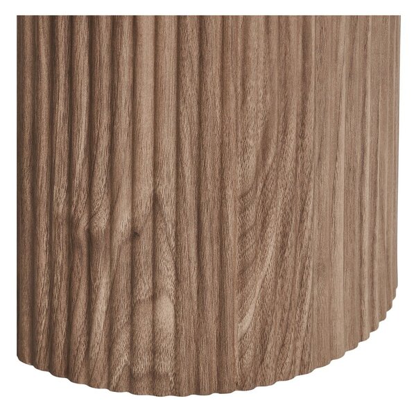 Bež/v naravni barvi stranska mizica z mizno ploščo v marmornem dekorju 40x120 cm Athens – House Nordic