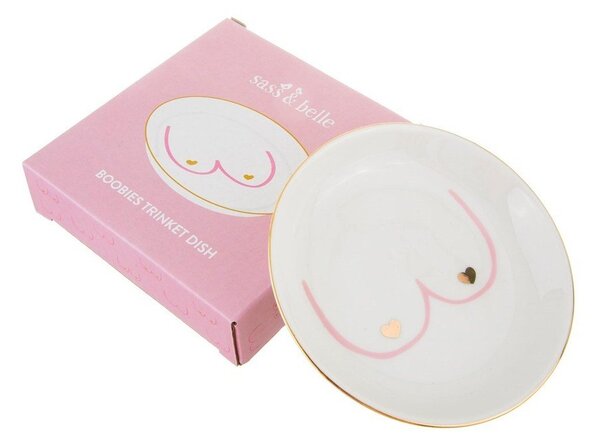Porcelanast pladenj za nakit Girl Power – Sass & Belle