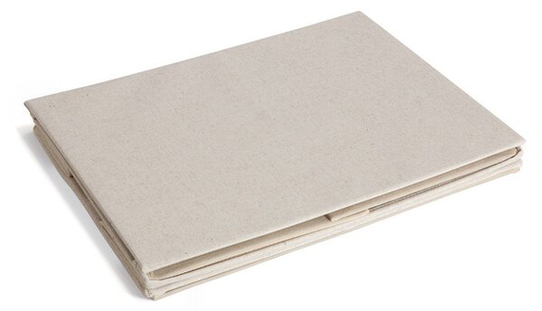 Bež tekstilna škatla za shranjevanje s pokrovom 31x41x22 cm Soft Storage Medium – Bigso