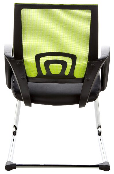 KONFERENČNI STOL tekstil zelena, črna