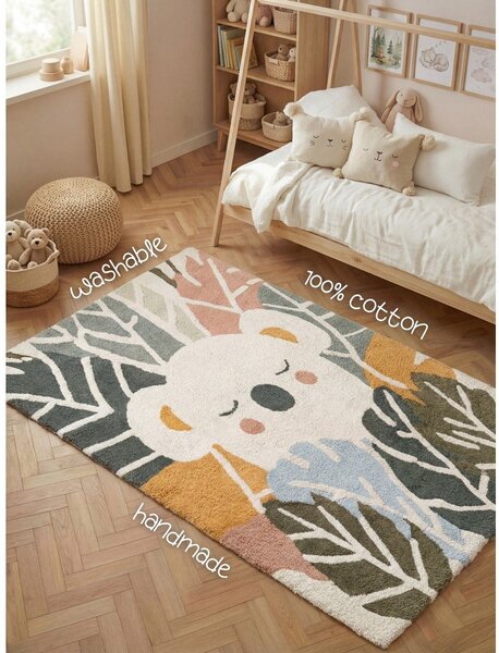 Pralna/ročno tkana bombažna otroška preproga 140x200 cm Snuggle Tabea – Hanse Home
