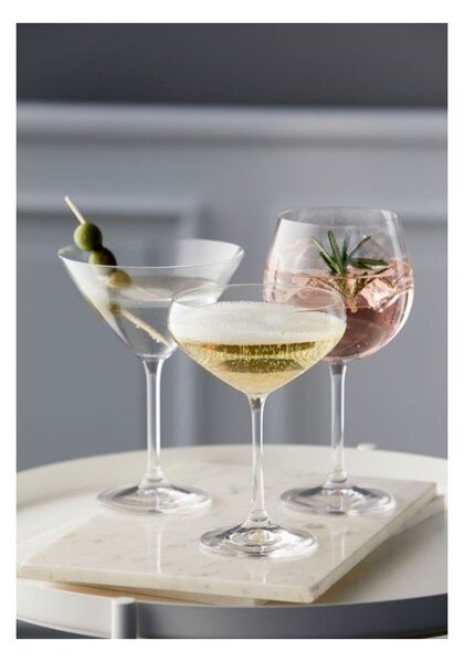 Komplet 4 kozarcev za gin in tonik Lyngby Glas Juvel, 570 ml