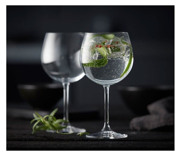 Komplet 4 kozarcev za gin in tonik Lyngby Glas Juvel, 570 ml