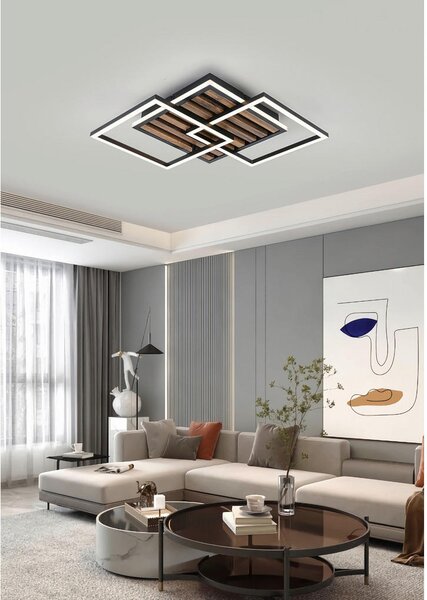 STROPNA LED-SVETILKA 45/45/9,5 cm
