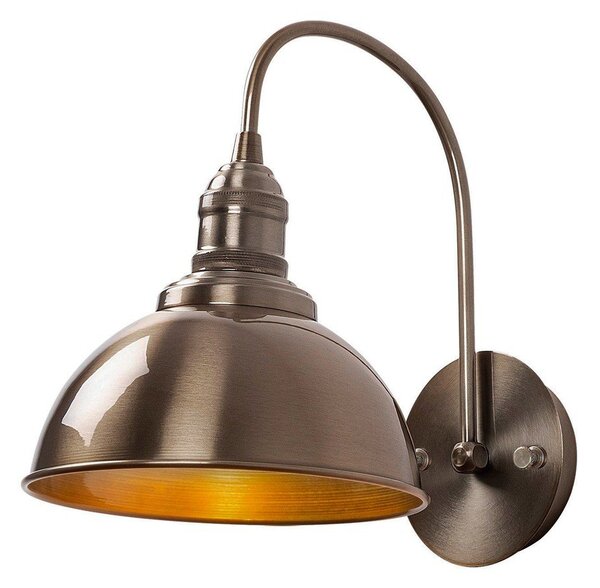 Medeninasta stenska svetilka ø 21 cm Varzan – Opviq lights