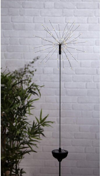 Zunanja solarna LED svetilka z belimi LED diodami Star Trading Firework, višina 100 cm