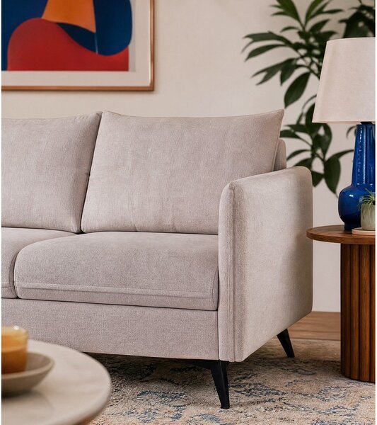 Bež sedežna garnitura 138 cm Juli Bis – Ropez