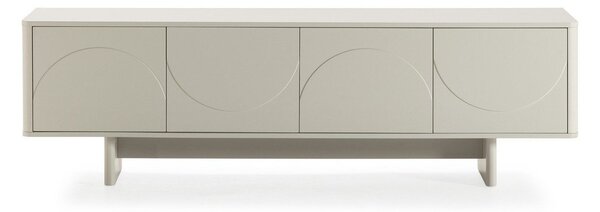 Kremno bela TV omarica 180x55x40 cm Solei – MOME
