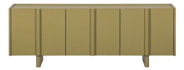 Zelena TV omarica iz masivnega bora 152x53x46 cm Basu – WOOOD