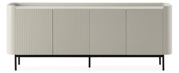 Kremno bela komoda 200x80x40 cm Willa – MOME