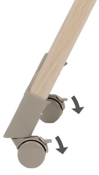 STOLČEK ZA HRANJENJE Minla Plus 55/107/86.7 cm terakota, barve kapučina