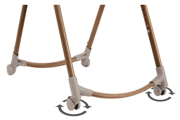 STOLČEK ZA HRANJENJE Minla Plus 55/107/86,7 cm bež