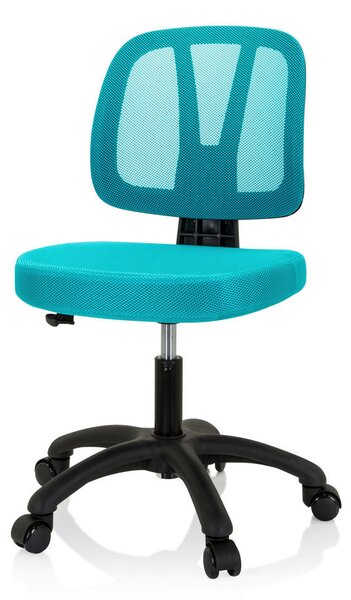MLADINSKI VRTLJIVI STOL umetna masa, tekstil turkizna