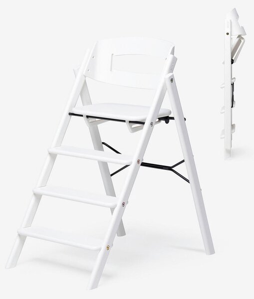 STOLČEK ZA HRANJENJE KAOS Klapp High Chair 45,5/60/81 cm bela