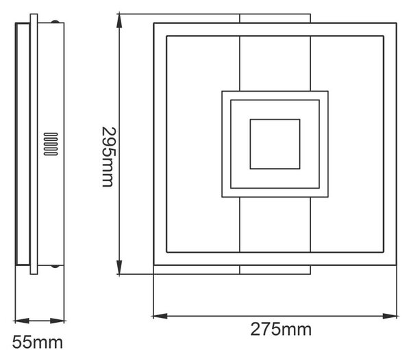 STROPNA LED-SVETILKA Sami 24 W 3000 K 220-240 V