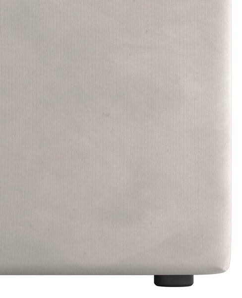 BOXSPRING POSTELJA 180 cm x 200 cm , leseni material krem barve