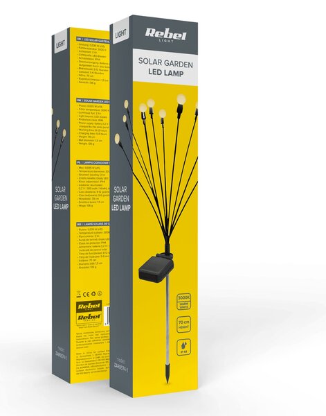 Dekorativne 10 LED talne solarne vrtne čebulice IP44