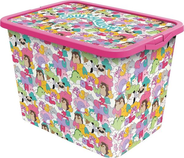 Plastična otroška škatla za shranjevanje 40x29x27 cm Stor – SQUISHMALLOWS