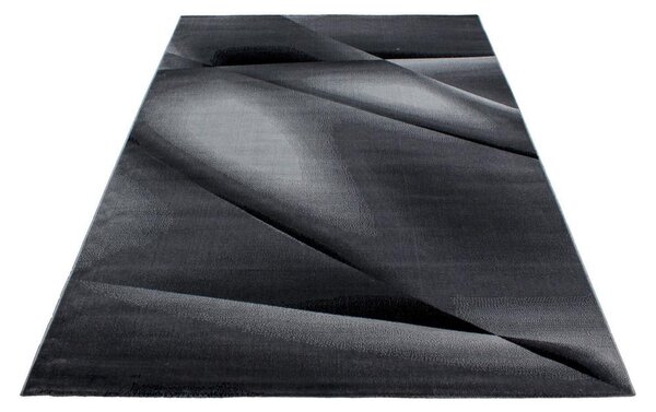 Novel Ravno Tkana Preproga Miami, Črna, 240x340cm