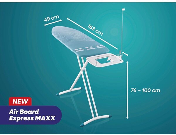 Likalna deska 130x45 cm AirBoard Express L Solid MAXX – LEIFHEIT