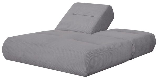 ZOFA S POSTELJNO FUNKCIJO, siva tekstil