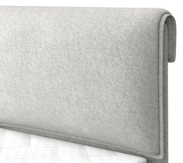 Bessagi Home Postelja Boxspring Mosamo, 180x200, Svetlo Siva