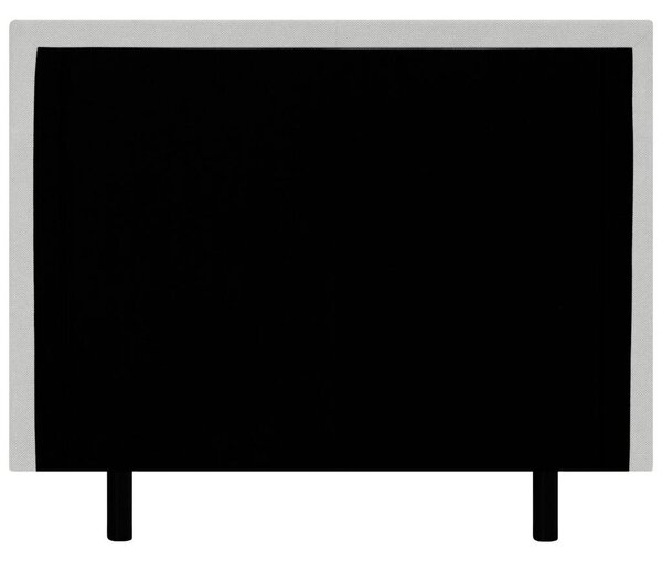 POSTELJA Z VZMETNICO 120 cm x 200 cm , tekstil siva