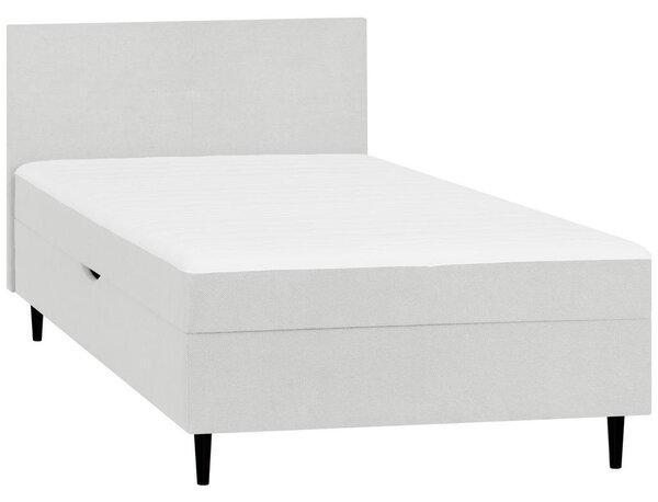 POSTELJA Z VZMETNICO 120 cm x 200 cm , tekstil siva